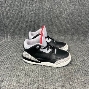 Nike Air Jordan 3 Retro TD Black Fire Red Cement Toddler 10C DM0968-010